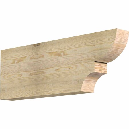 Ekena Millwork Ridgewood Rough Sawn Rafter Tail, Douglas Fir, 4"W x 12"H x 36"L RFT04X12X36RID00RDF